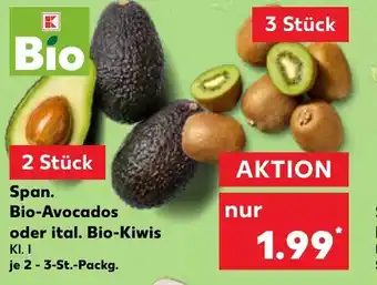 Kaufland Bio 2 Stück oder ital. Bio-Kiwis Angebot