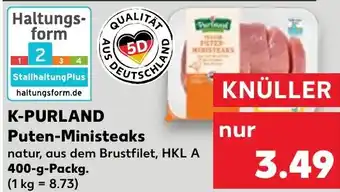 Kaufland K-PURLAND Puten-Ministeaks 400-g-Packg. Angebot