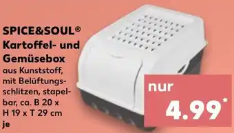 Kaufland SPICE&SOUL Kartoffel- und Gemüsebox Angebot