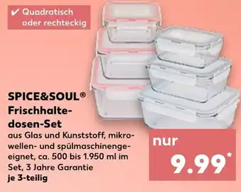 Kaufland SPICE&SOUL Frischhalte- dosen-Set Angebot