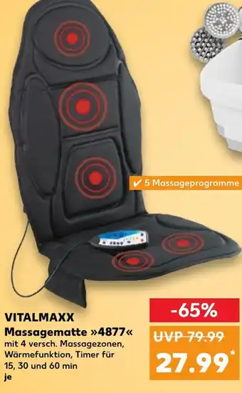 Kaufland VITALMAXX Massagematte >>4877<< Angebot