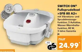 Kaufland SWITCH ON Fußsprudelbad >>SFB 80 A2<< Angebot