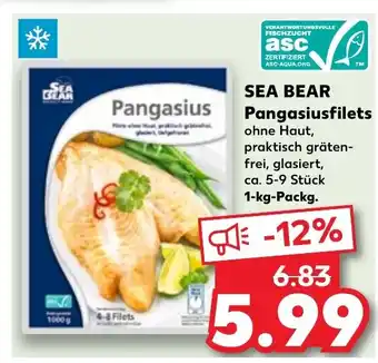 Kaufland SEA BEAR Pangasiusfilets 1-kg-Packg. Angebot