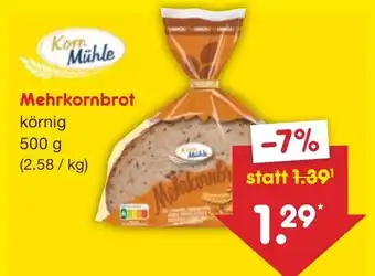 Netto Marken-Discount Mehrkornbrot 500 g Angebot