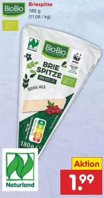 Netto Marken-Discount BioBio Briespitze 180 g Angebot