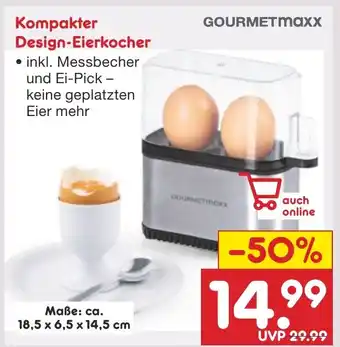 Netto Marken-Discount Kompakter Design-Eierkocher GOURMETmaxx Angebot