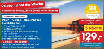 Netto Marken-Discount Polen - Ostsee - Henkenhagen Hotel Alka Sun Angebot