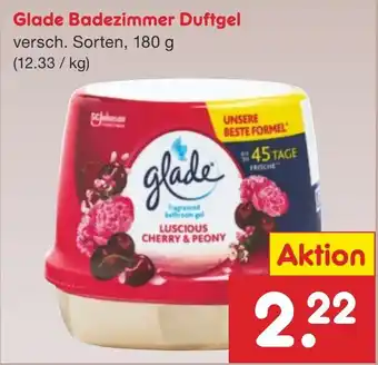 Netto Marken-Discount Glade Badezimmer Duftgel 180 g Angebot