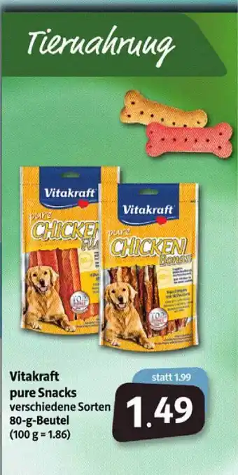 Markant Markt Vitakraft Pure Snacks Angebot