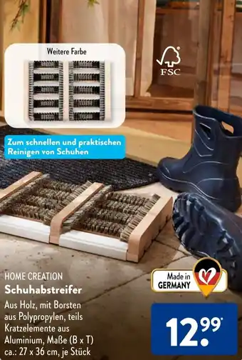 Aldi Süd HOME CREATION Schuhabstreifer Angebot