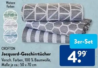 Aldi Süd CROFTON Jacquard-Geschirrtücher 3er-Set Angebot