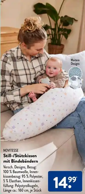 Aldi Süd NOVITESSE Still-/Stützkissen mit Bindebändern Angebot