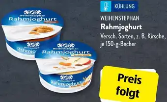 Aldi Süd WEIHENSTEPHAN Rahmjoghurt 150 g Becher Angebot