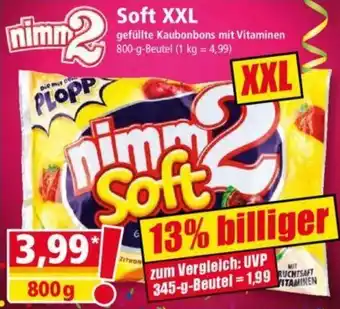 Norma nimm2 Soft XXL 800 g Beutel Angebot