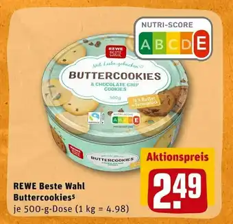 REWE Rewe beste wahl buttercookies Angebot