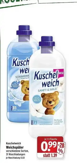 Wasgau Weichspüler Angebot