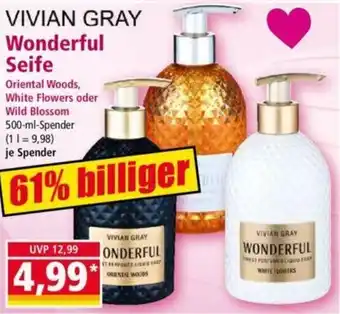 Norma VIVIAN GRAY Wonderful Seife 500 ml Spender Angebot