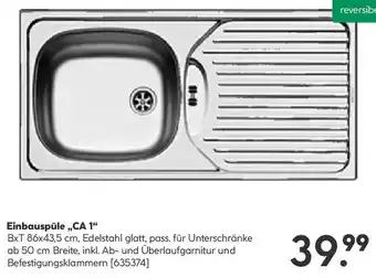 BayWa Einbauspüle ,,CA 1" Angebot