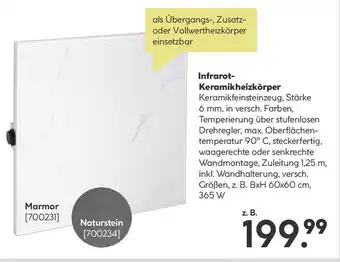 BayWa Infrarot Keramikheizkörper Angebot