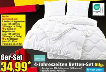 Norma 4-Jahreszeiten Betten-Set 6tlg. Angebot