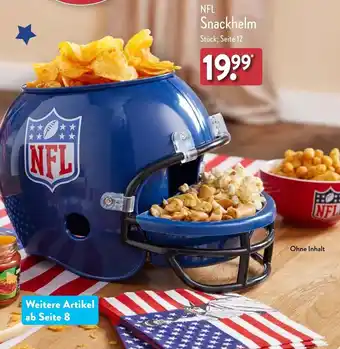 Aldi Nord NFL Snackhelm Angebot