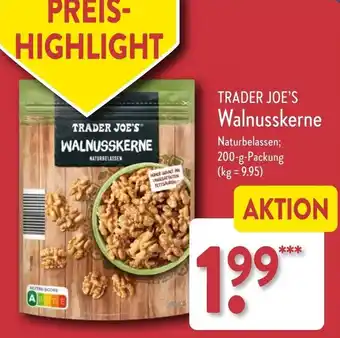 Aldi Nord TRADER JOE'S Walnusskerne 200 g Packung Angebot