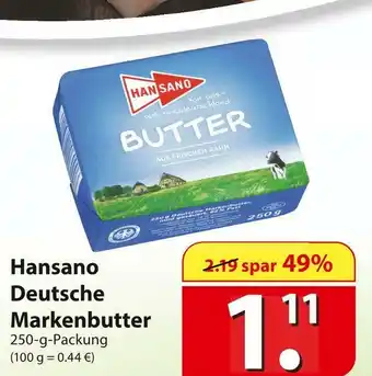 Famila Nord Ost Hansano deutsche markenbutter Angebot