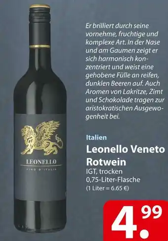 Famila Nord Ost Leonello veneto rotwein Angebot