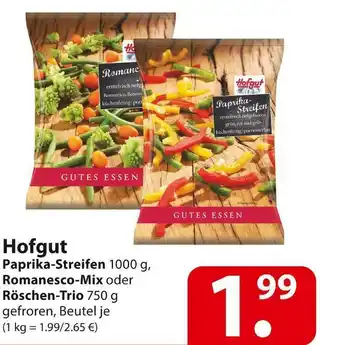 Famila Nord Ost Hofgut paprika-streifen, romanesco-mix oder röschen-trio Angebot