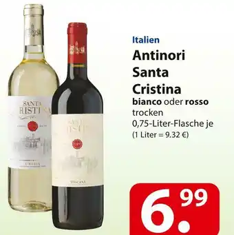 Famila Nord Ost Antinori santa cristina weißwein oder rotwein Angebot