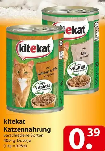 Famila Nord Ost Kitekat katzennahrung Angebot