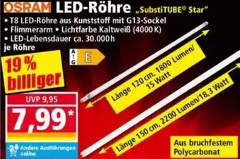 Norma OSRAM LED-Röhre Angebot