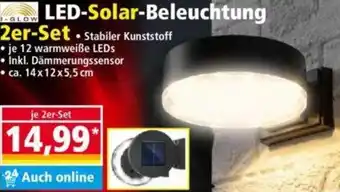 Norma I-GLOW LED-Solar Beleuchtung 2er Set Angebot