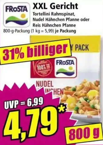 Norma FROSTA XXL Gericht 800 g Packung Angebot