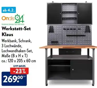 Aldi Nord Ondis 24 Werkstatt-Set Klaus Angebot