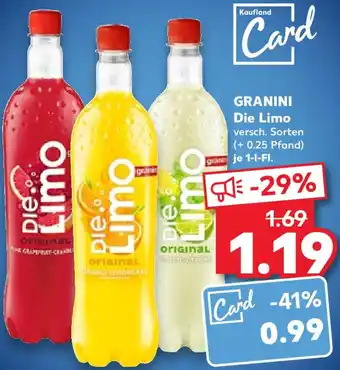 Kaufland GRANINI Die Limo 1 L-Fl. Angebot