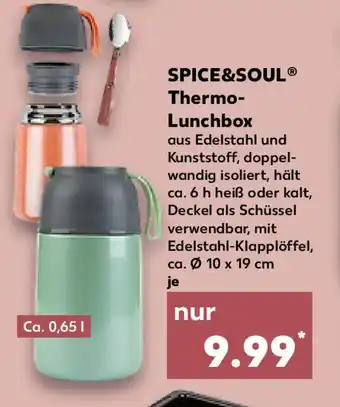 Kaufland SPICE&SOUL Thermo- Lunchbox Angebot