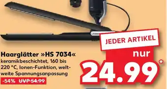 Kaufland Haarglätter >>HS 7034< Angebot