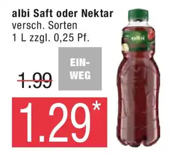 Marktkauf albi Saft oder Nektar Angebot