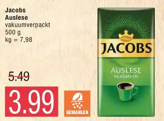 Marktkauf Jacobs Auslese vakuumverpackt 500 g Angebot