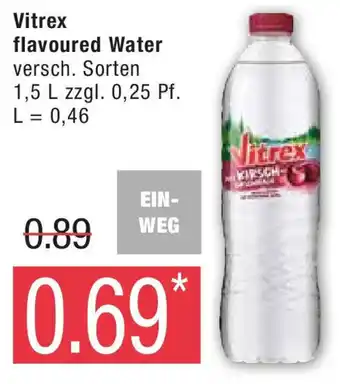 Marktkauf Vitrex flavoured Water 1,5 L Angebot