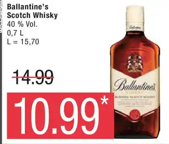 Marktkauf Ballantine's Scotch Whisky 0,7 L Angebot