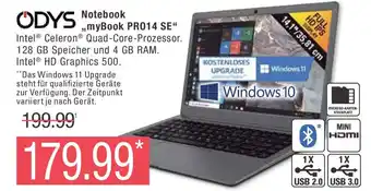 Marktkauf ODYS Notebook ,,myBook PRO14 SE" Angebot