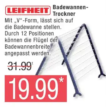 Marktkauf LEIFHEIT Badewannen-Trockner Angebot