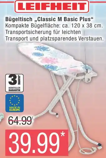 Marktkauf LEIFHEIT Bügeltisch ,,Classic M Basic Plus" Angebot