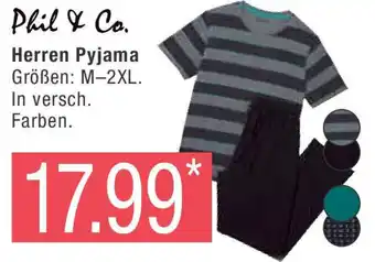 Marktkauf Phil & Co. Herren Pyjama Angebot