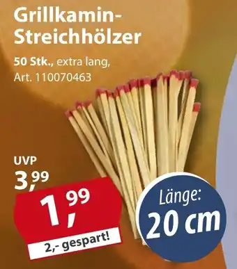 Sonderpreis Baumarkt Grillkamin-Streichhölzer Angebot