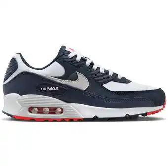 Intersport NIKE Herren Freizeitschuhe AIR MAX 90 OBSIDIAN/PURE PLATINUM-WHITE-TRACK 42 Angebot