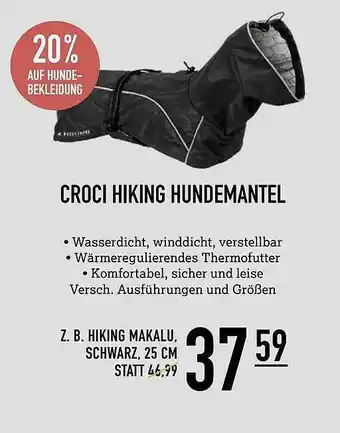 Kölle Zoo Croci Hiking Hundemantel Angebot