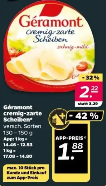 NETTO Géramont Cremig-zarte Scheiben 130-150 g Angebot